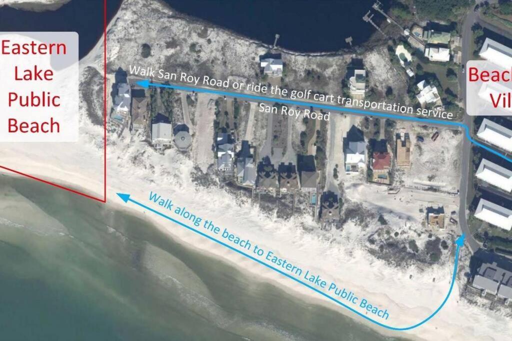 Short Walk Or Shuttle To Wide Open Public Beach! Santa Rosa Beach Ngoại thất bức ảnh